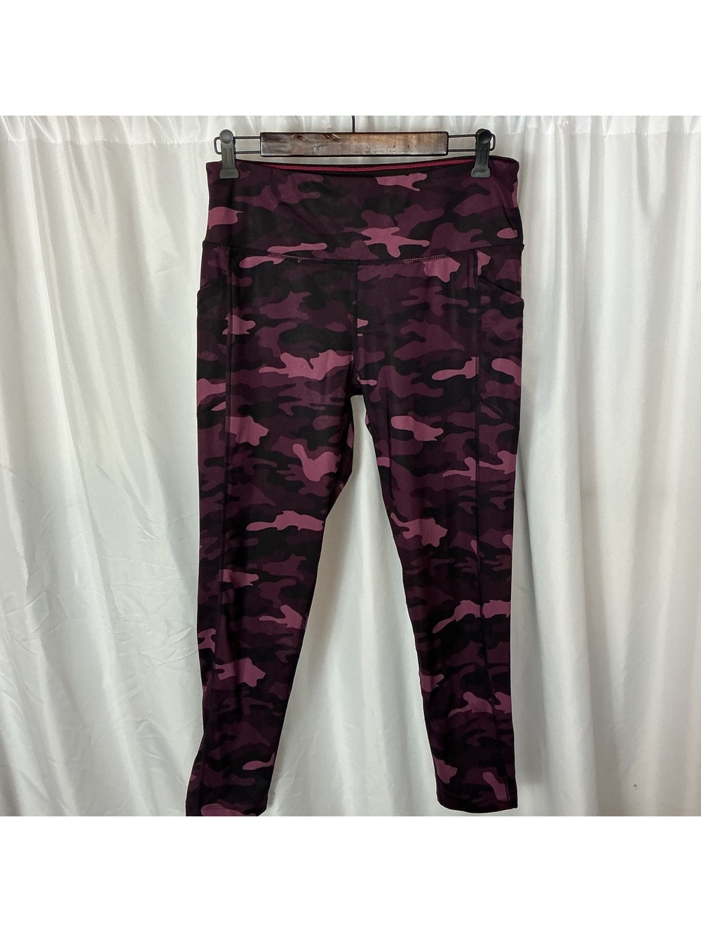 Calvin Klein Performance Camo High Rise Pocket Leggings Women’s XL Yoga Pants